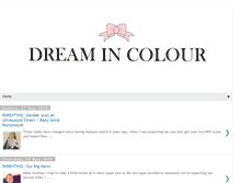Tablet Screenshot of dream1ncolour.com